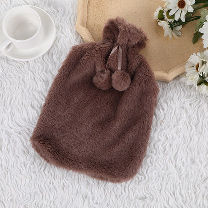 Bouillotte d’eau chaude 2L avec housse peluche